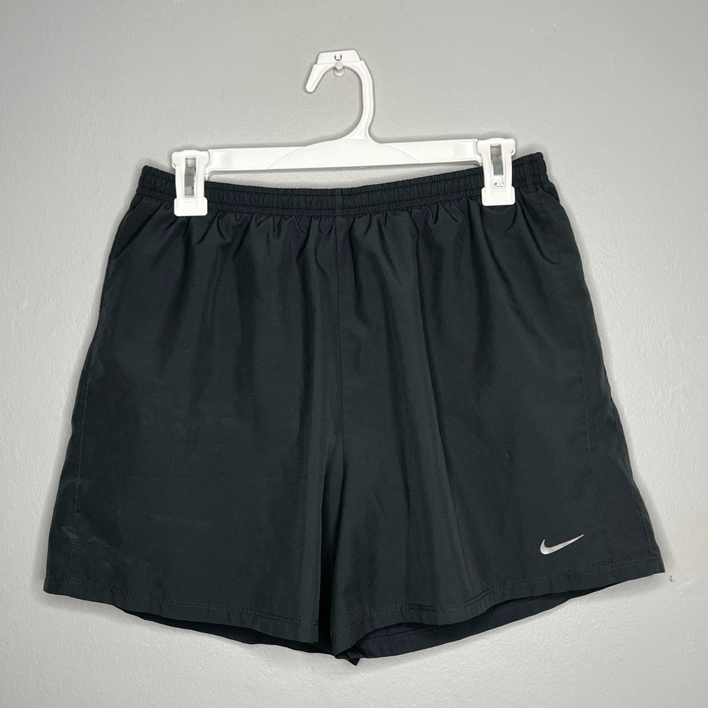 Nike Dri Fit Grey Gray Brief Lined Running Athletic Shorts